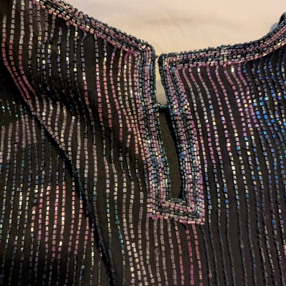 80s Carolyne Barton Evening Blouse - Picture 5 of 10